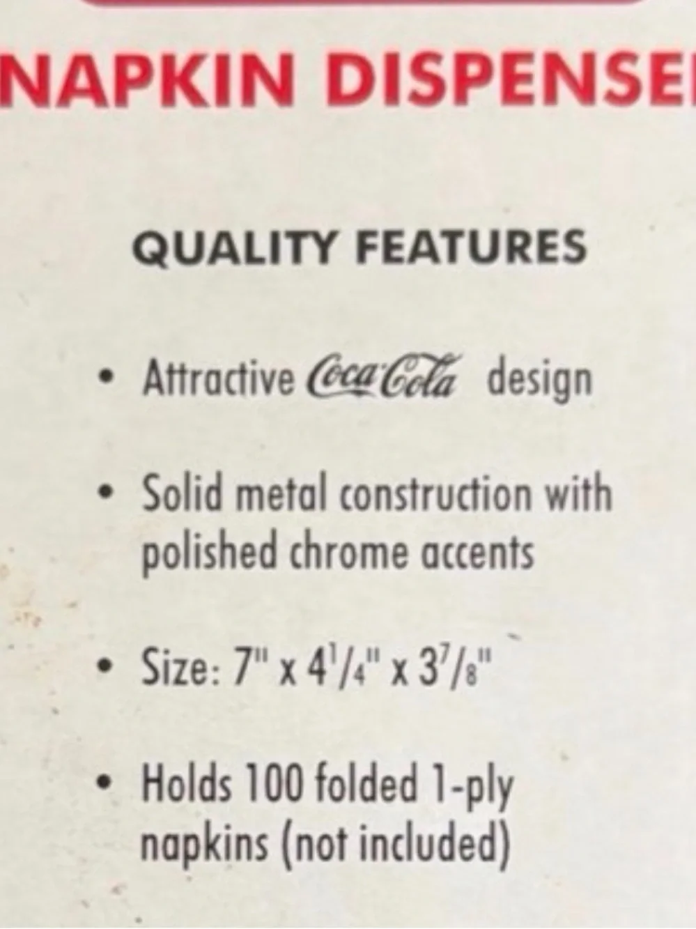 Retro-style Coca-Cola 1992 
